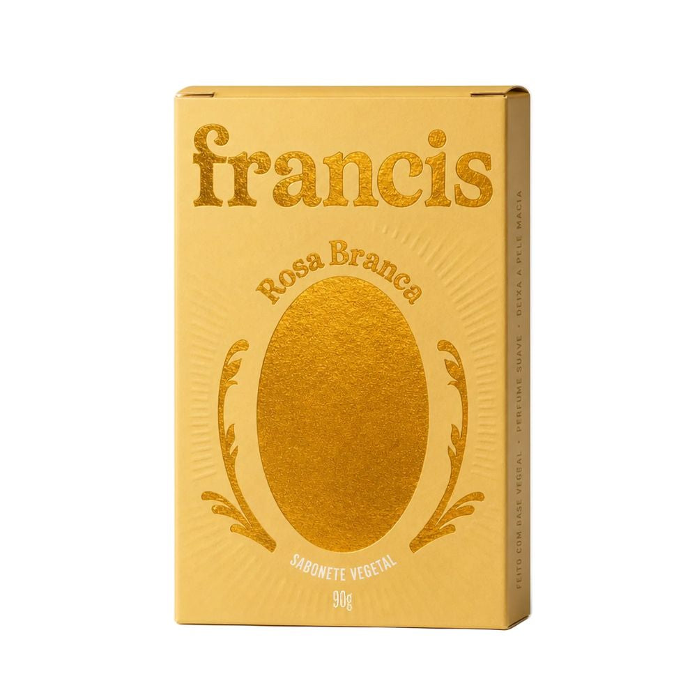 Sabonete em Barra Francis Clássico Rosa Branca 90g