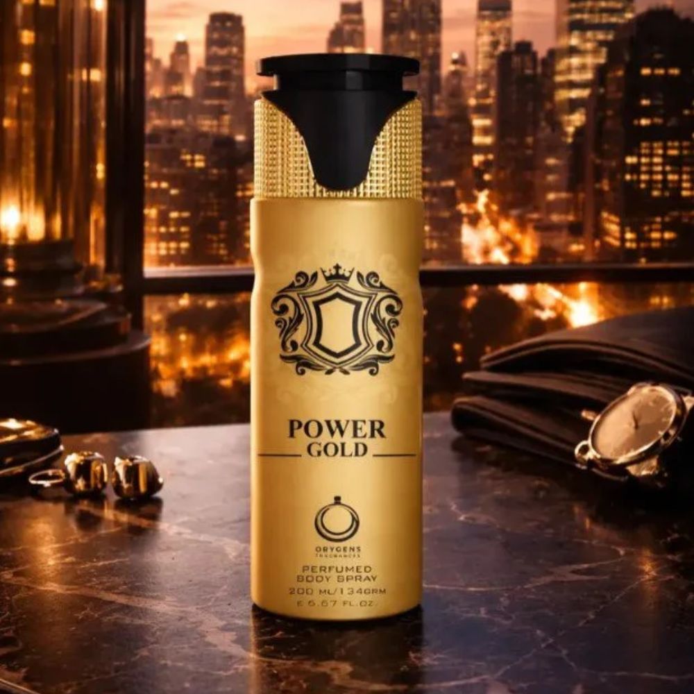 Body Splash Orygens Fragances Power Gold 200ml