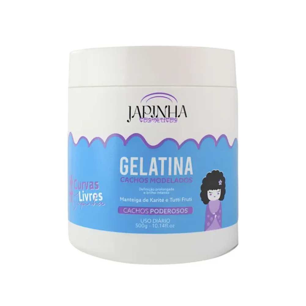 Gelatina Japinha Cachos Modelados 500g