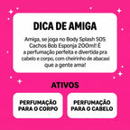 Body Splash Salon Line SOS Cachos Bob Esponja 200ml