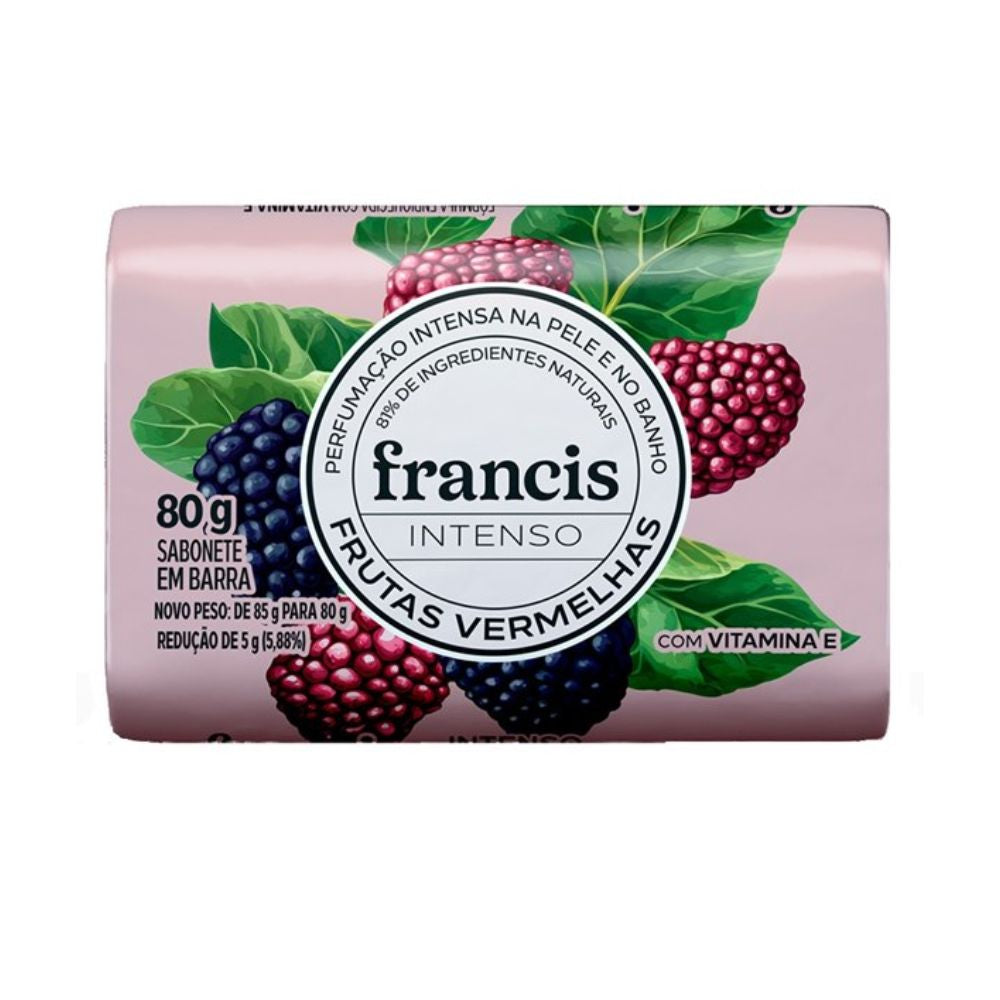 Sabonete Francis Intenso Frutas Vermelhas 80g
