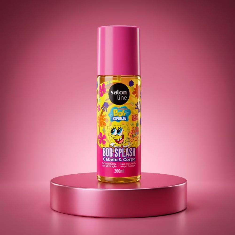 Body Splash Salon Line SOS Cachos Bob Esponja 200ml