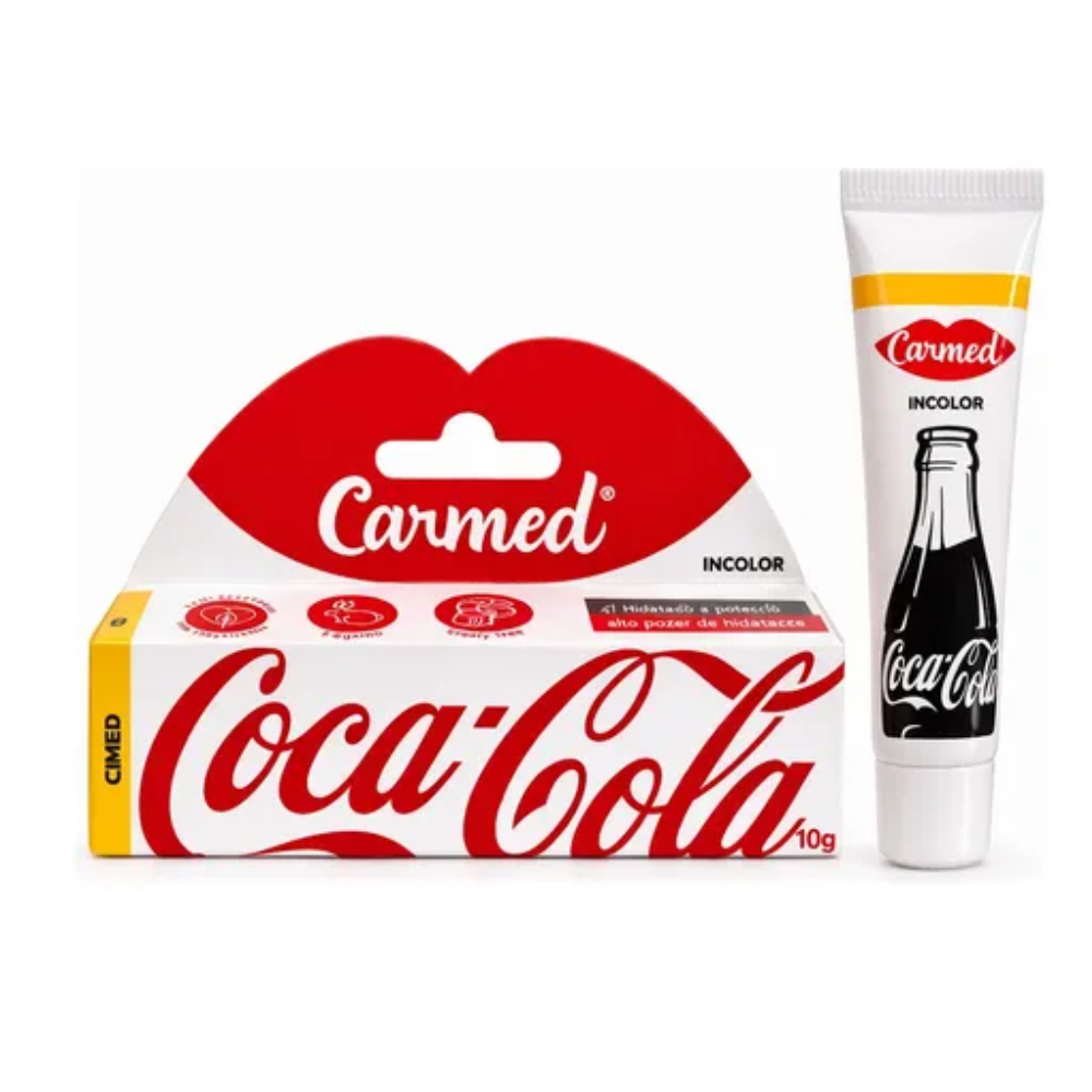 Hidratante Labial Carmed Coca Cola Incolor 10g