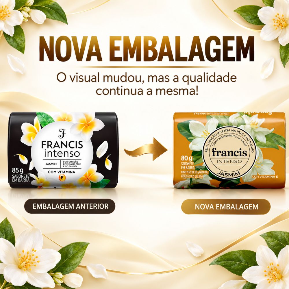 Sabonete Francis Intenso Jasmin 80 g