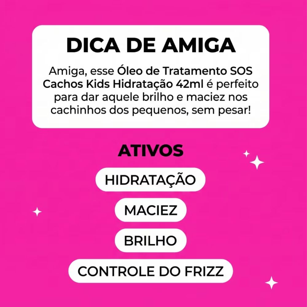 Óleo Salon Line SOS Kids Hidratação 42ml