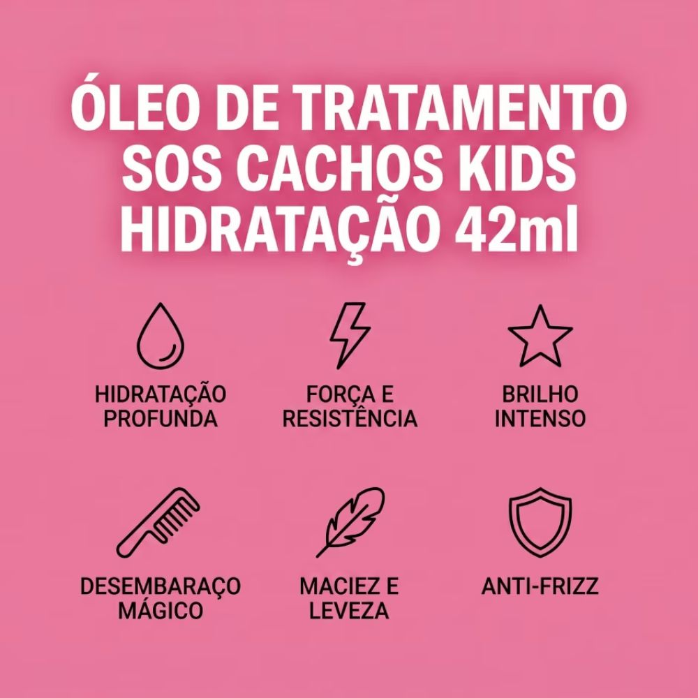 Óleo Salon Line SOS Kids Hidratação 42ml