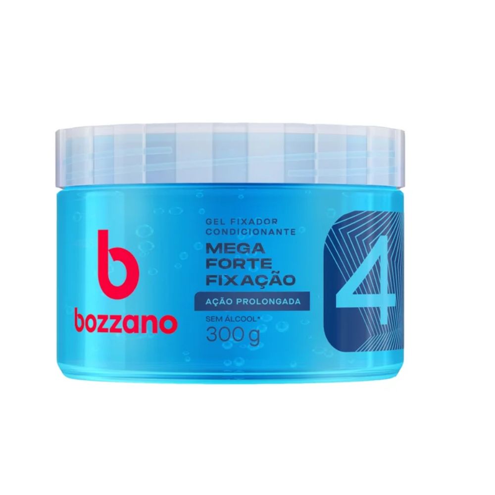 Gel Fixador Bozzano Ação Prolongada Fixação Mega Forte 300g