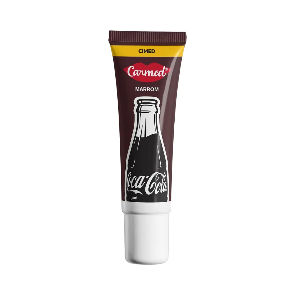 Hidratante Labial Carmed Coca Cola Marrom 10g