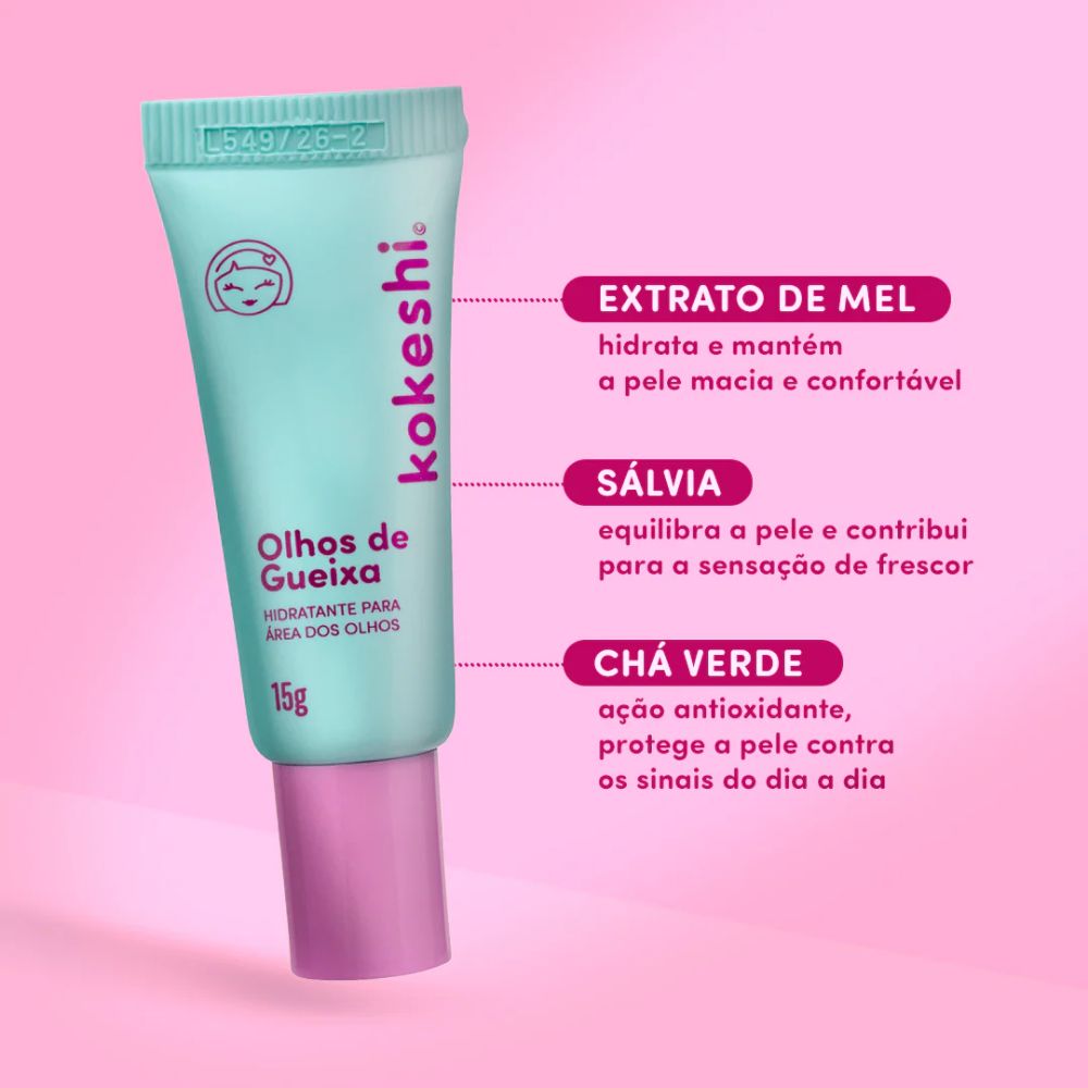 Hidratante Renovador Kokeshi Olhos de Gueixa 15g