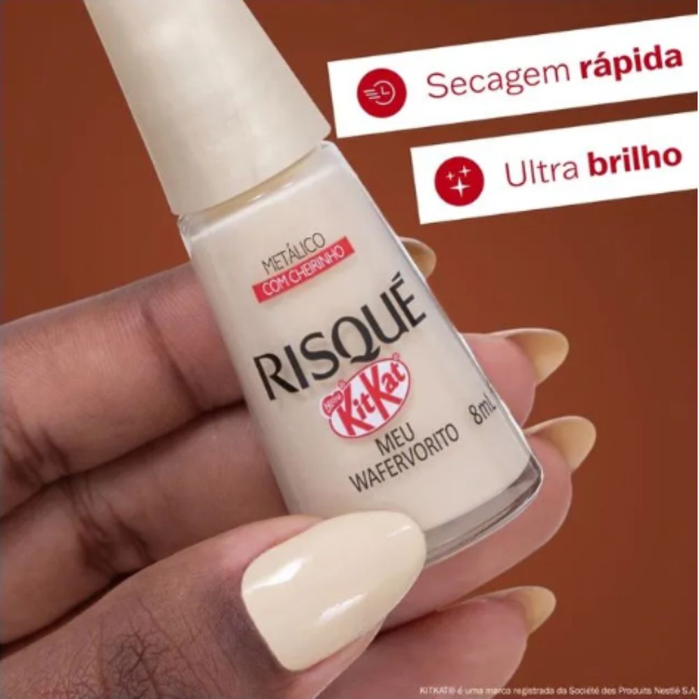 Esmalte Risqué KitKat Meu Wafervorito 8ml