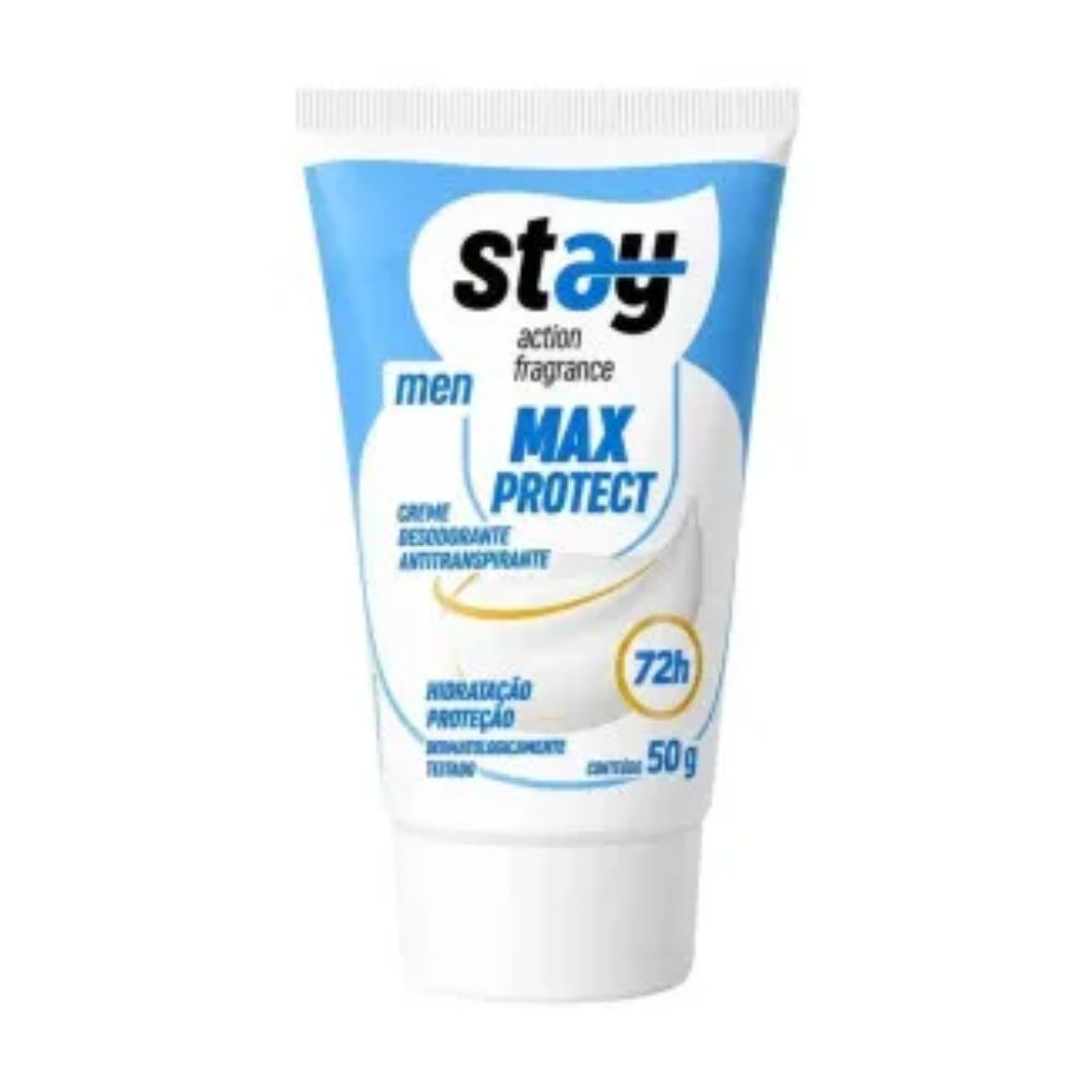Desodorante Creme Antitranspirante Stay Max Protect Men 50g