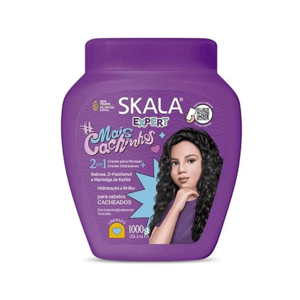 Creme de Tratamento Skala Expert 2 em 1 Mais Cachinhos 1kg