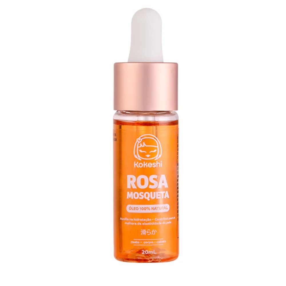 Óleo Facial Kokeshi Rosa Mosqueta 100% 20ml