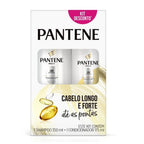 Kit Pantene Shampoo 350ml + Condicionador 175ml Liso Extremo