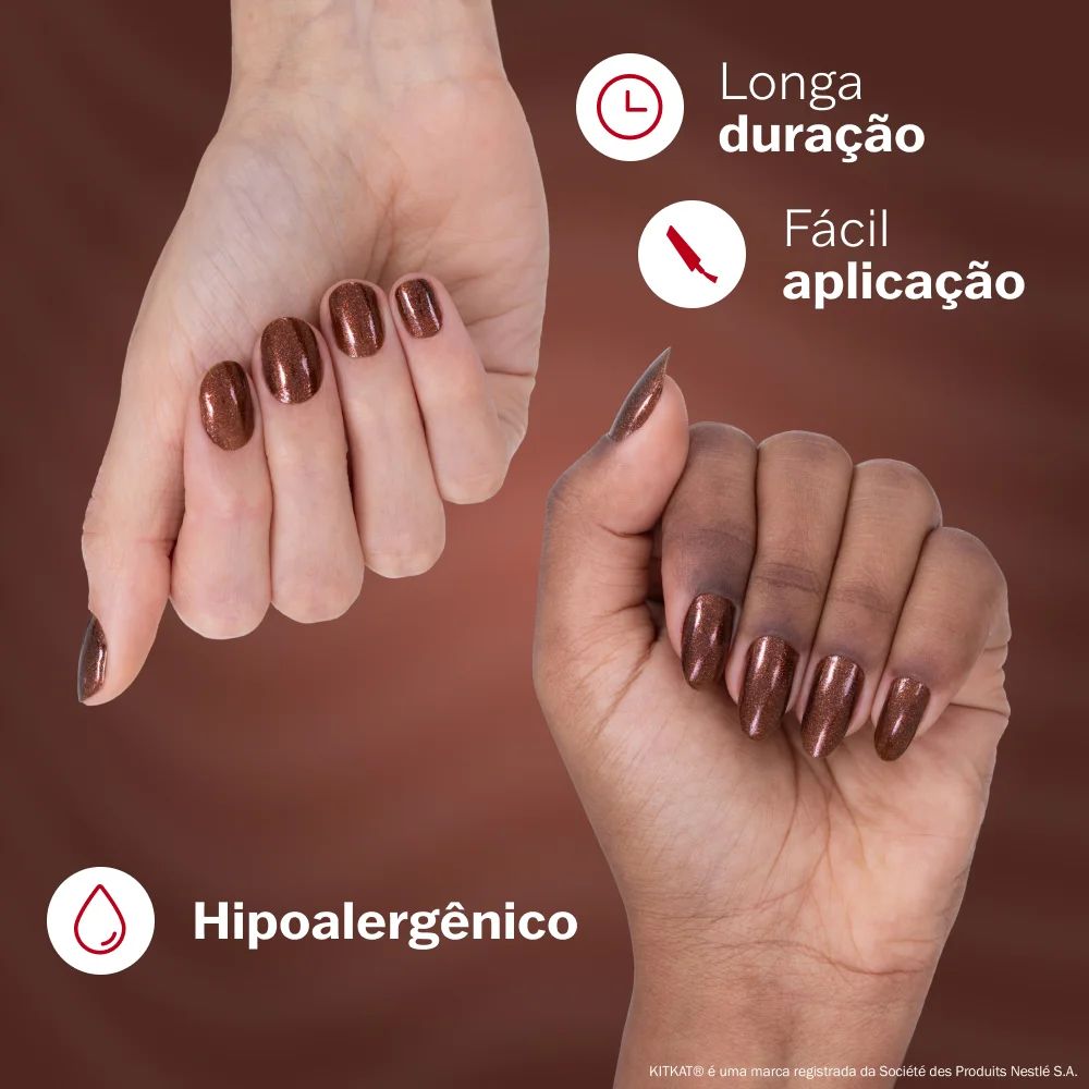 Esmalte Risqué KitKat Choco Cósmico 8ml