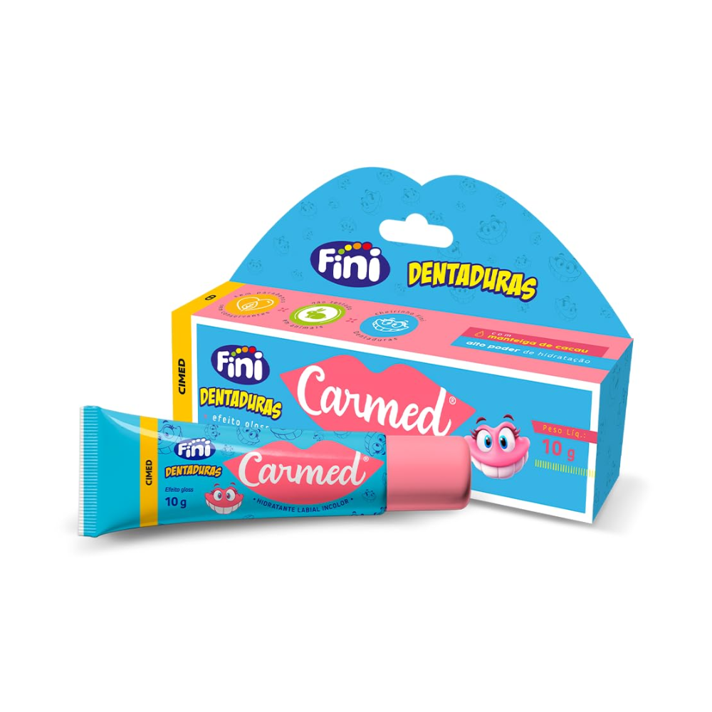 Hidratante Labial Carmed Fini Dentadura 10g
