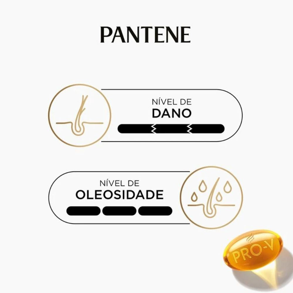 Kit Pantene Shampoo 350ml + Condicionador 175ml Liso Extremo