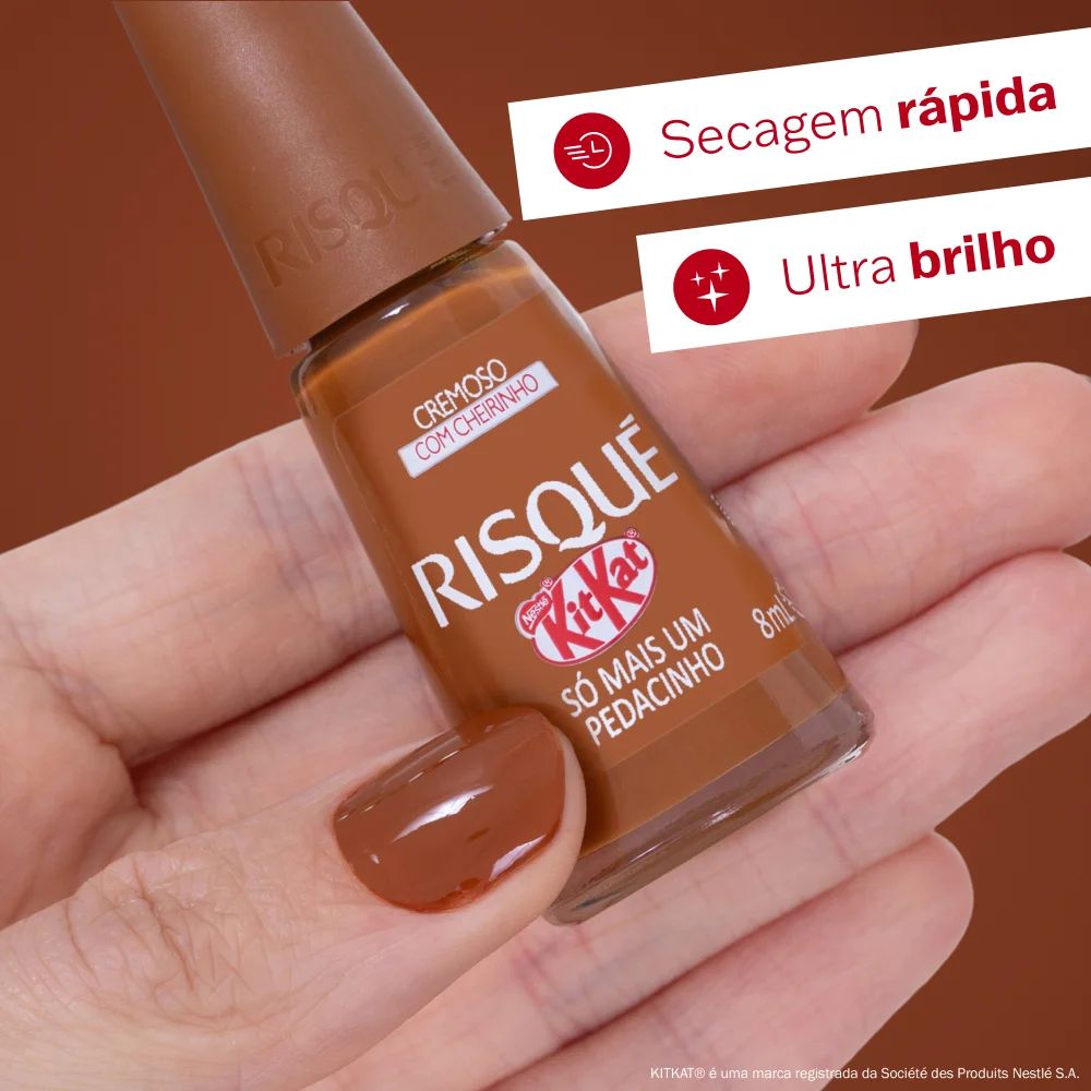 Esmalte Risqué KitKat Só Mais Um Pedacinho 8ml