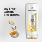 Kit Pantene Shampoo 350ml + Condicionador 175ml Liso Extremo