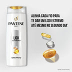 Kit Pantene Shampoo 350ml + Condicionador 175ml Liso Extremo