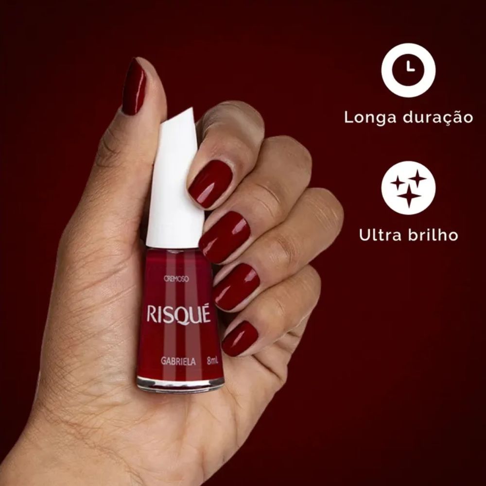 Esmalte Cremoso Risqué Gabriela 8ml