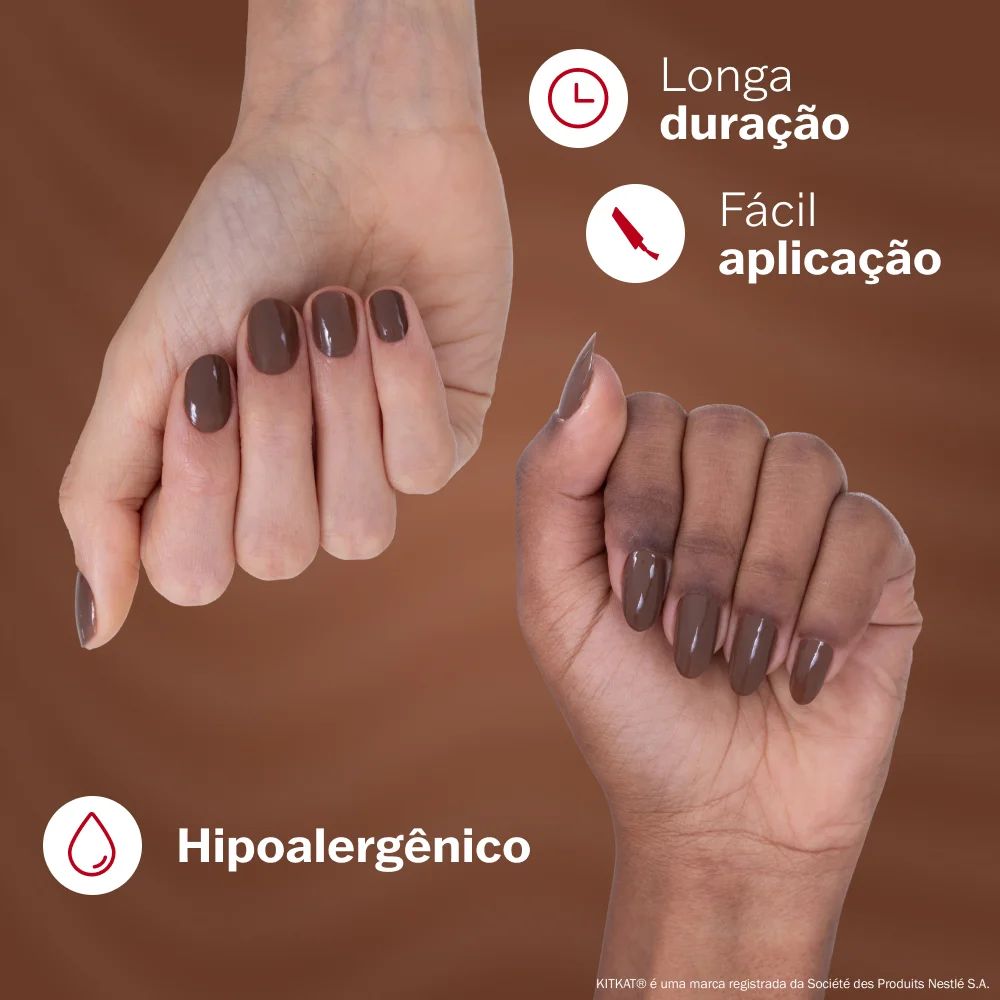 Esmalte Risqué KitKat Vem Kit Kero 8ml