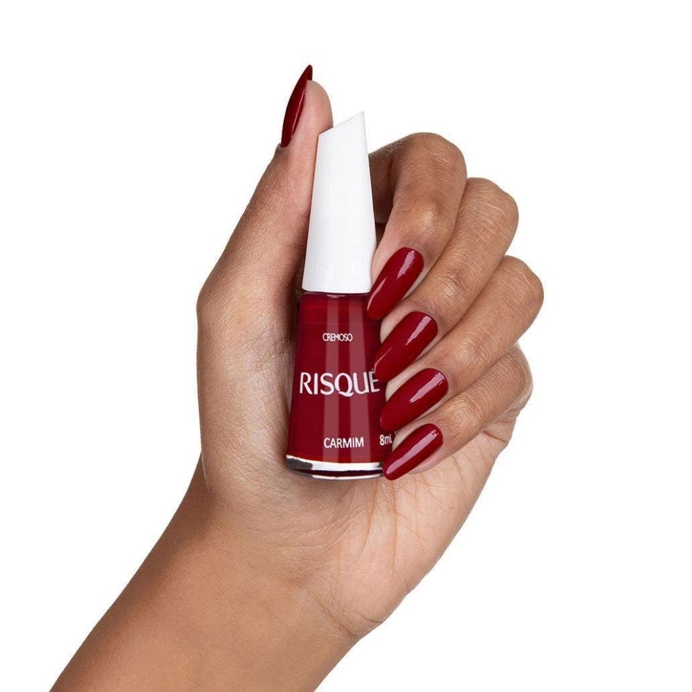 Esmalte Cremoso Risqué Carmim 8ml