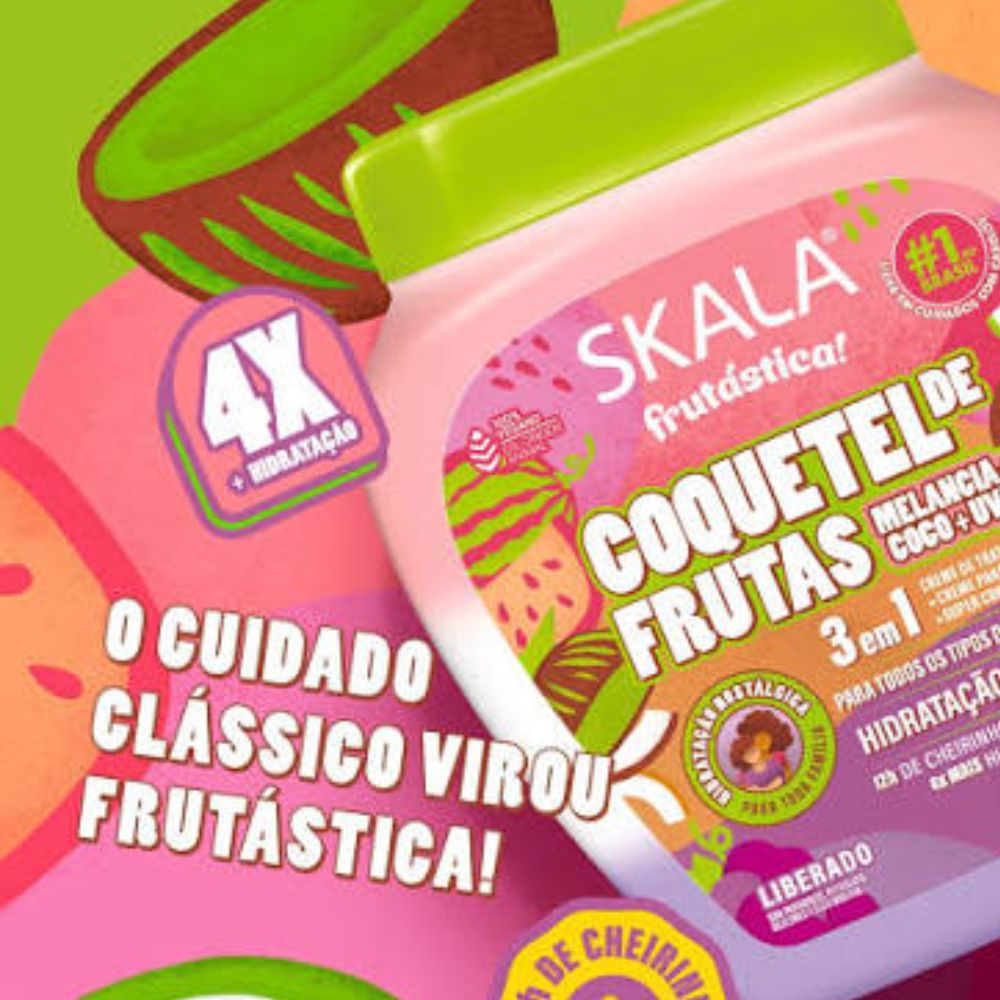 Creme de Tratamento Skala Coquetel de Frutas 1000g