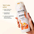 Kit Pantene Shampoo 300ml + Condicionador 155ml Biotinamina