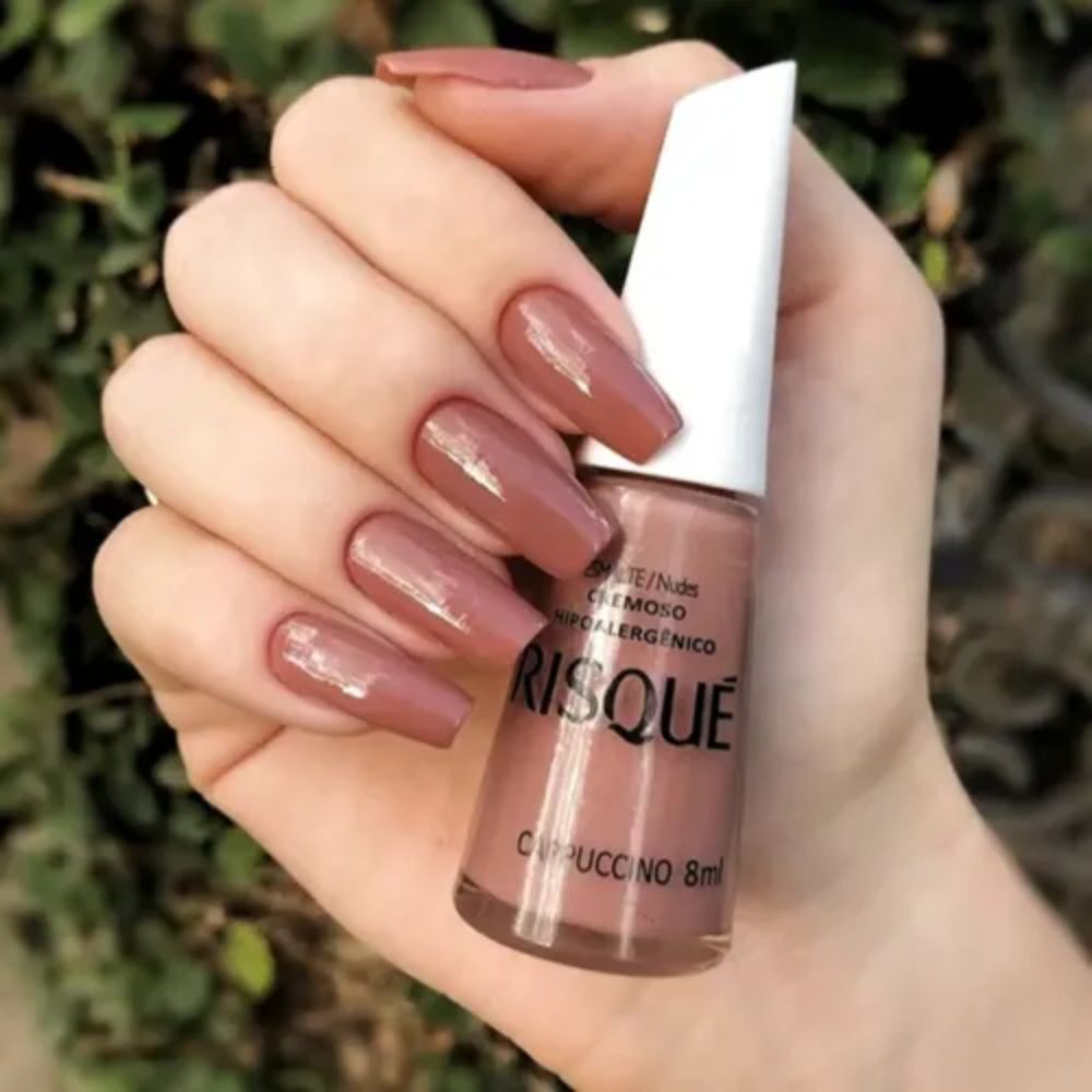 Esmalte Cremoso Risqué Cappuccino 8ml
