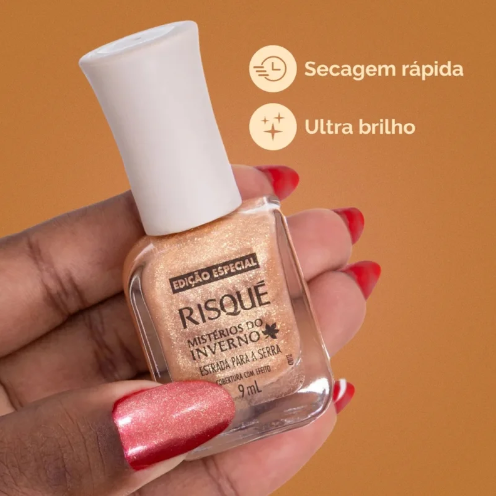 Esmalte Risqué Mistérios do Inverno Estrada para Serra 9ml