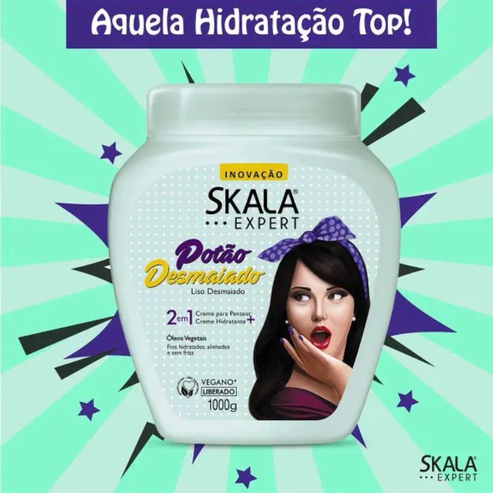 Creme de Tratamento Skala Expert Potão Desmaiado 2 em 1 1000g