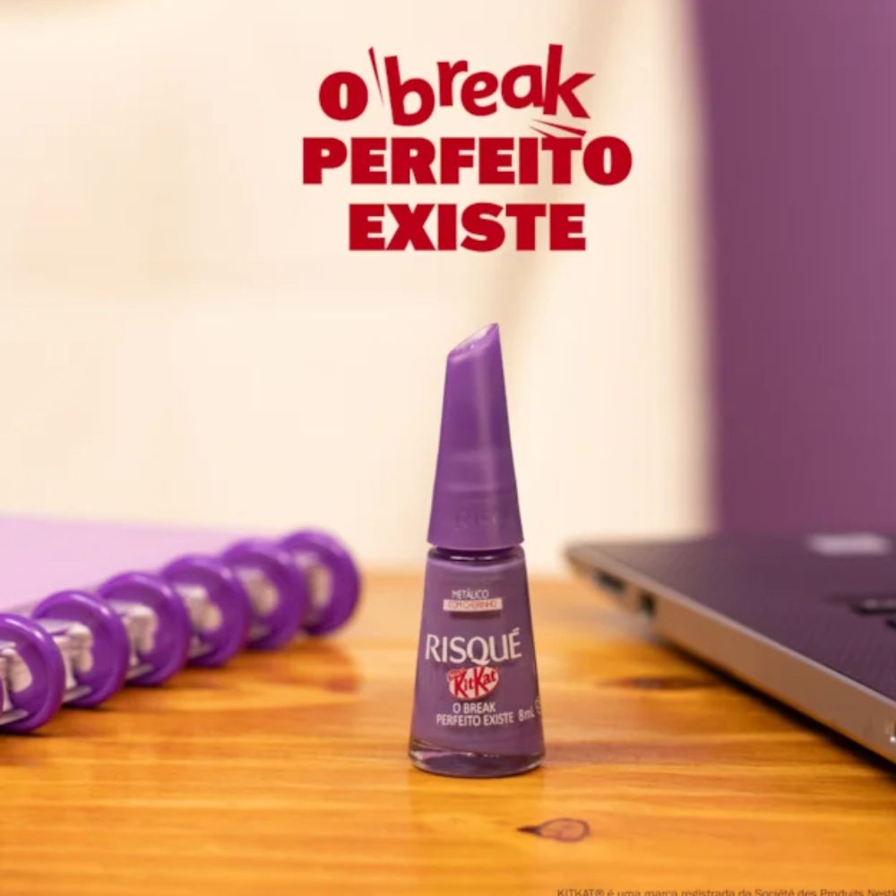 Esmalte Risqué Kit Kat O Break Perfeito Existe 8ml