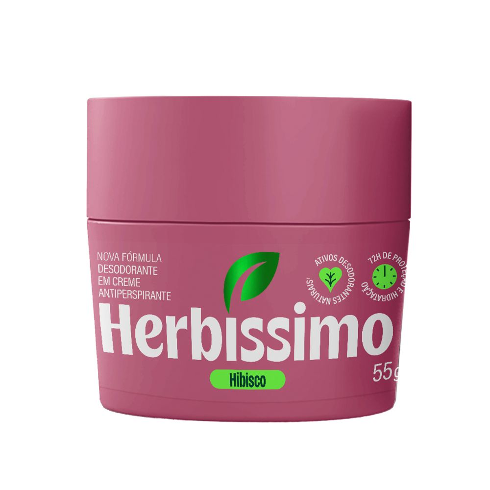 Desodorante Creme Herbíssimo Hibisco 55 g