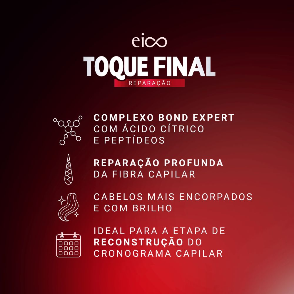 Shampoo Eico Toque Final Reparação 515ml