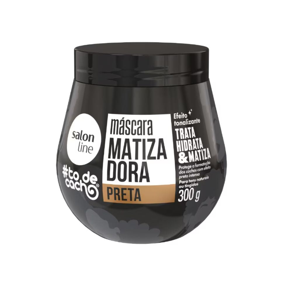 Máscara Matizadora Salon Line #ToDeCacho Preta 300 g