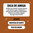 Máscara Matizadora Salon Line #ToDeCacho Preta 300 g