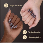 Esmalte Risqué Mistérios do Inverno Granizo Metálico 9ml