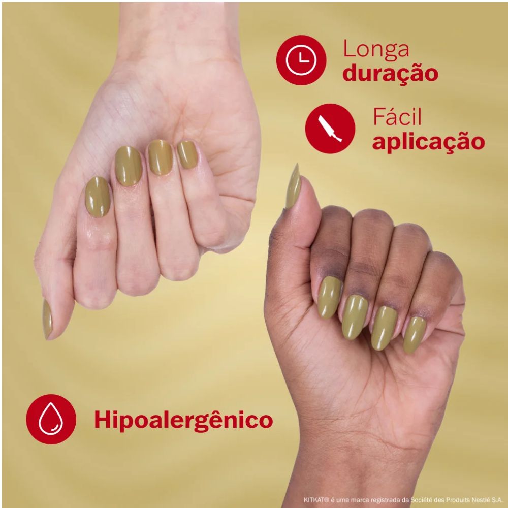Esmalte Risqué KitKat Crocante Na Medida 8ml
