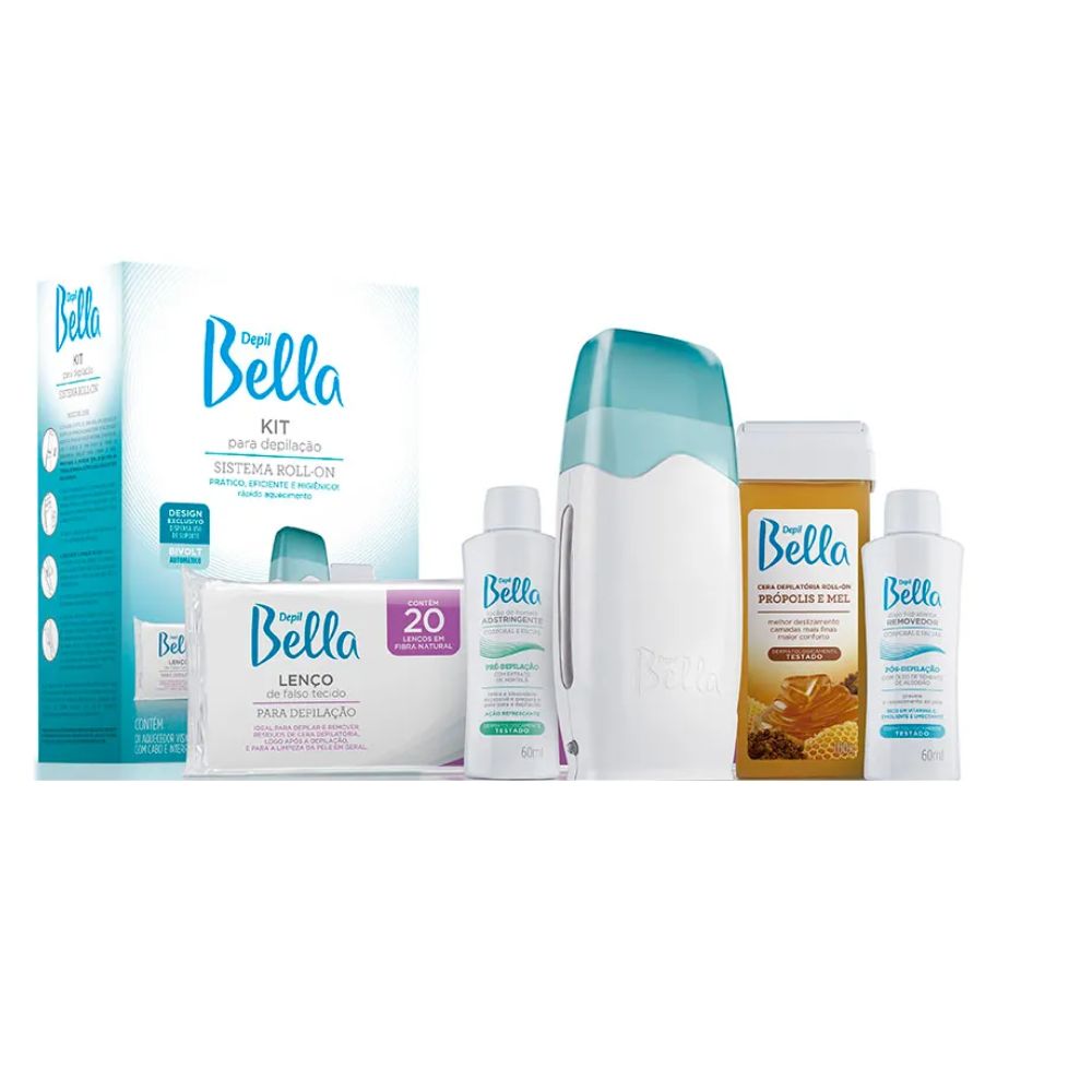 Kit Depilação Depil Bella Sistema Roll-on Bivolt