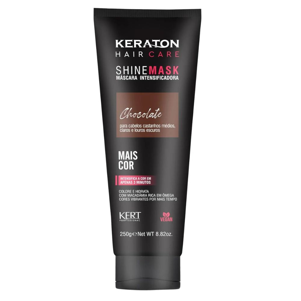 Máscara Tonalizante Keraton Shine Mask Chocolate 240 g