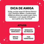 Kit Xêrosa Salon Line Shampoo 300ml + Condicionador 200ml Glamour Chic