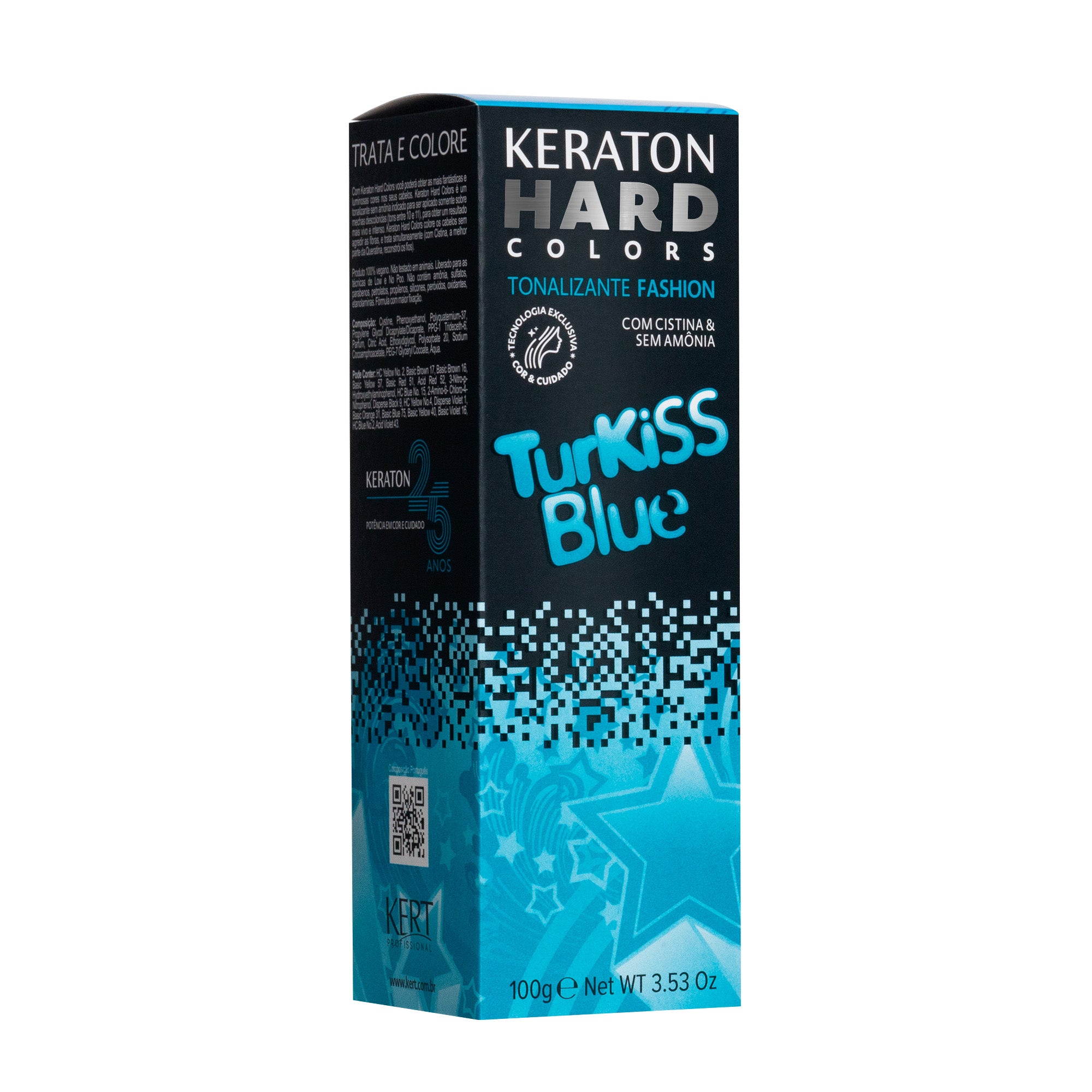 Tonalizante Keraton Hard Colors Turkiss Blue 100g