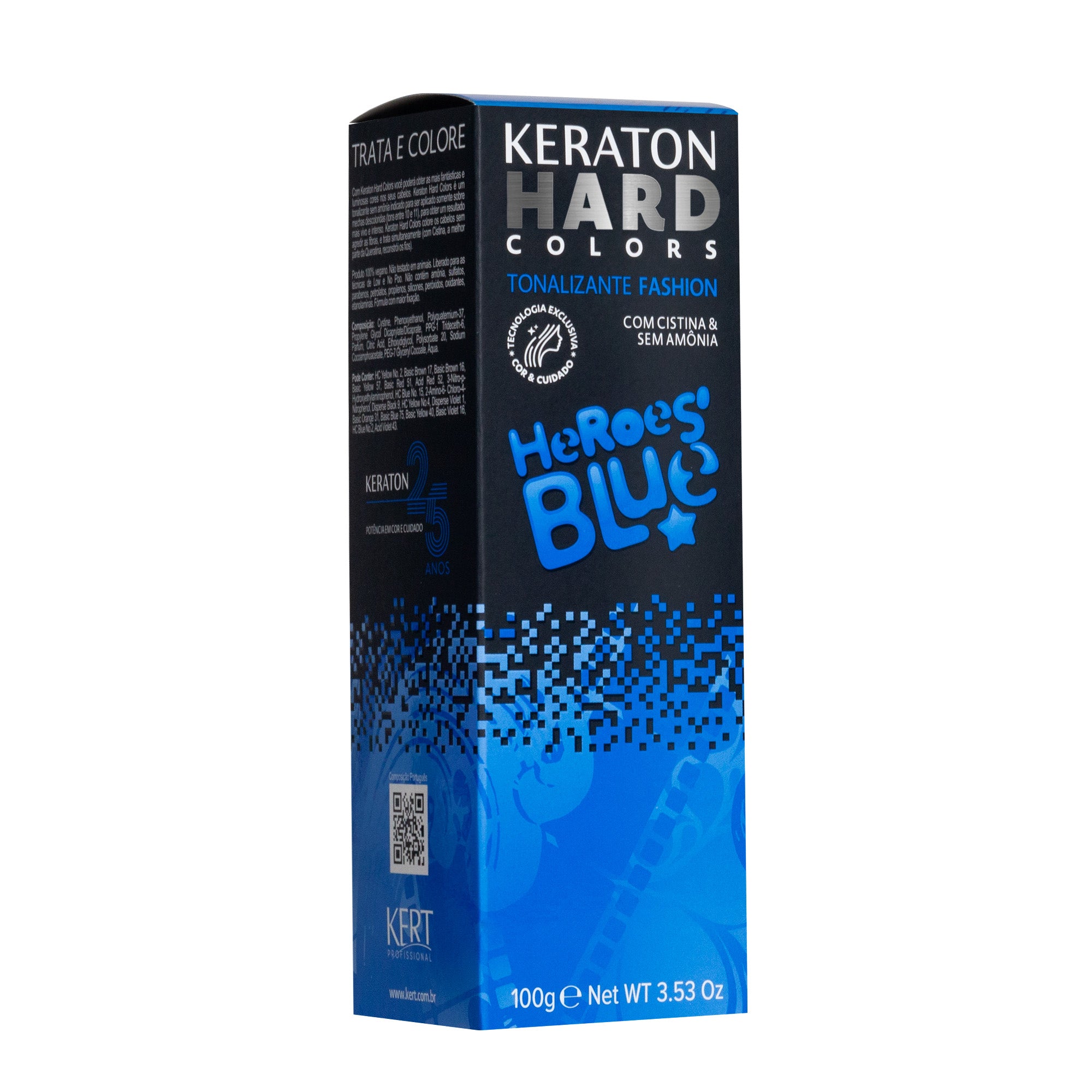 Tonalizante Keraton Hard Colors Heroes Blue 100g