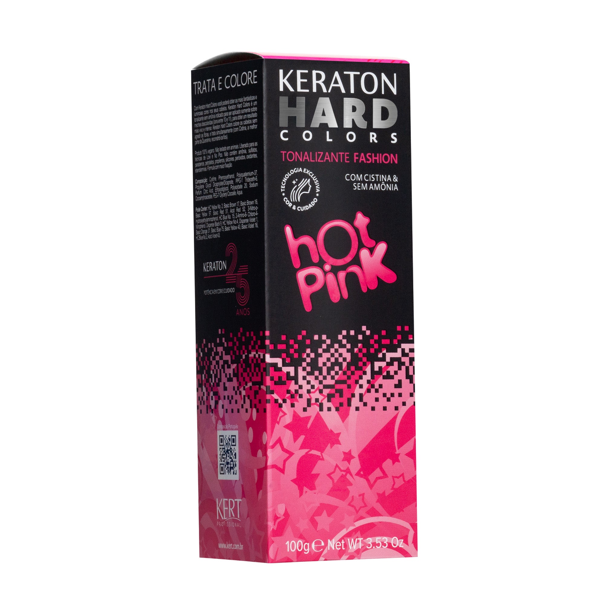 Tonalizante Keraton Hard Colors Hot Pink 100g