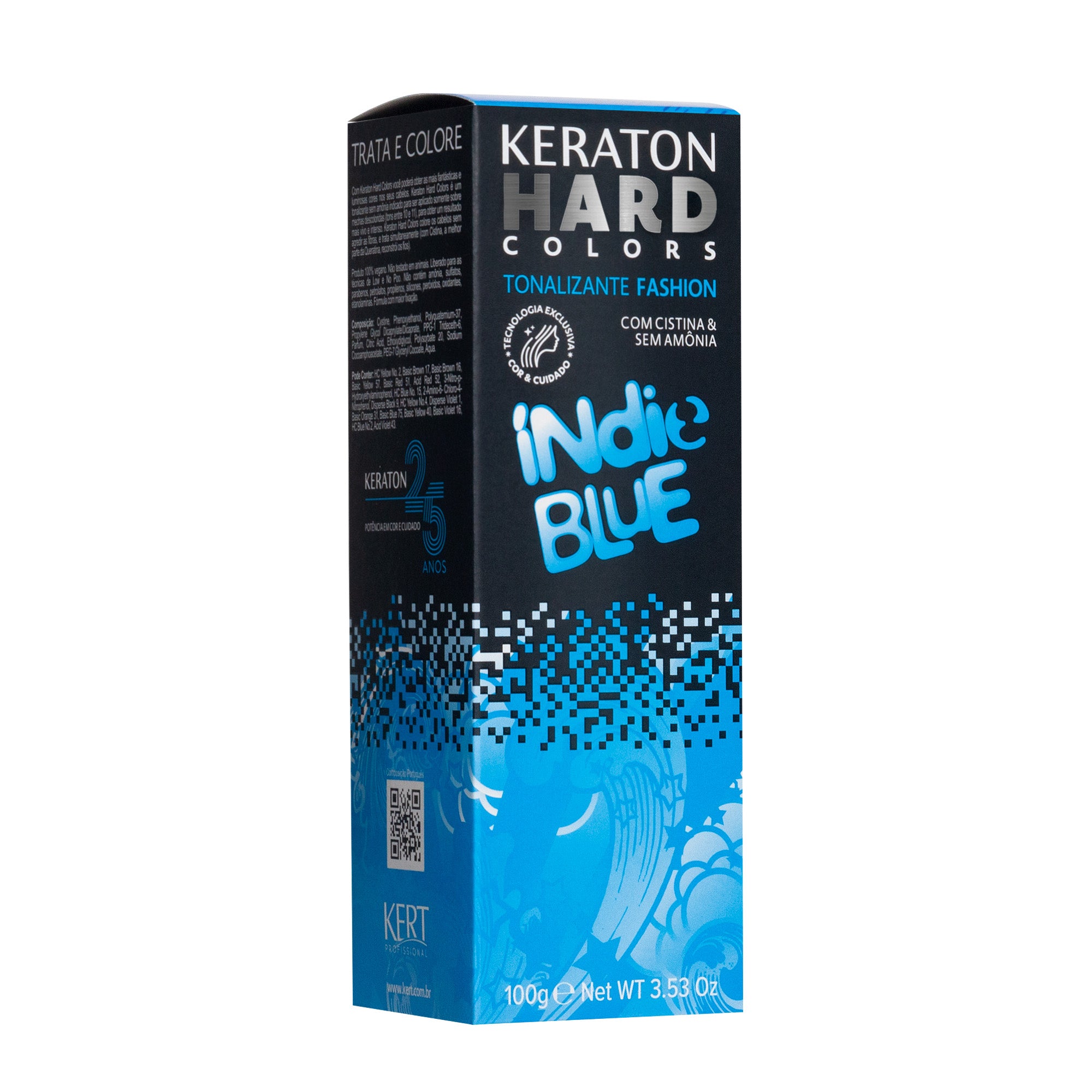 Tonalizante Keraton Hard Colors Indie Blue 100g