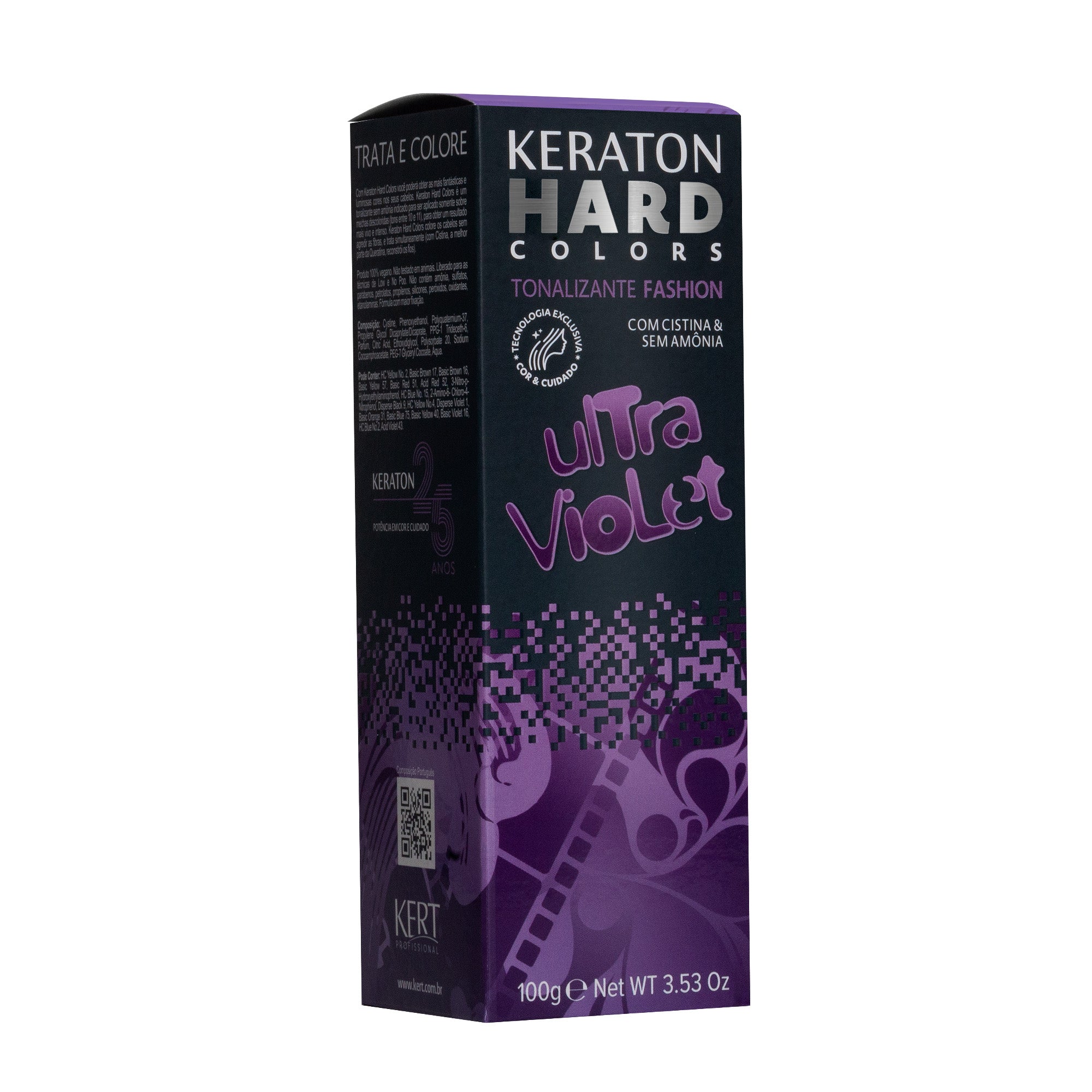 Tonalizante Keraton Hard Colors Ultra Violet 100g