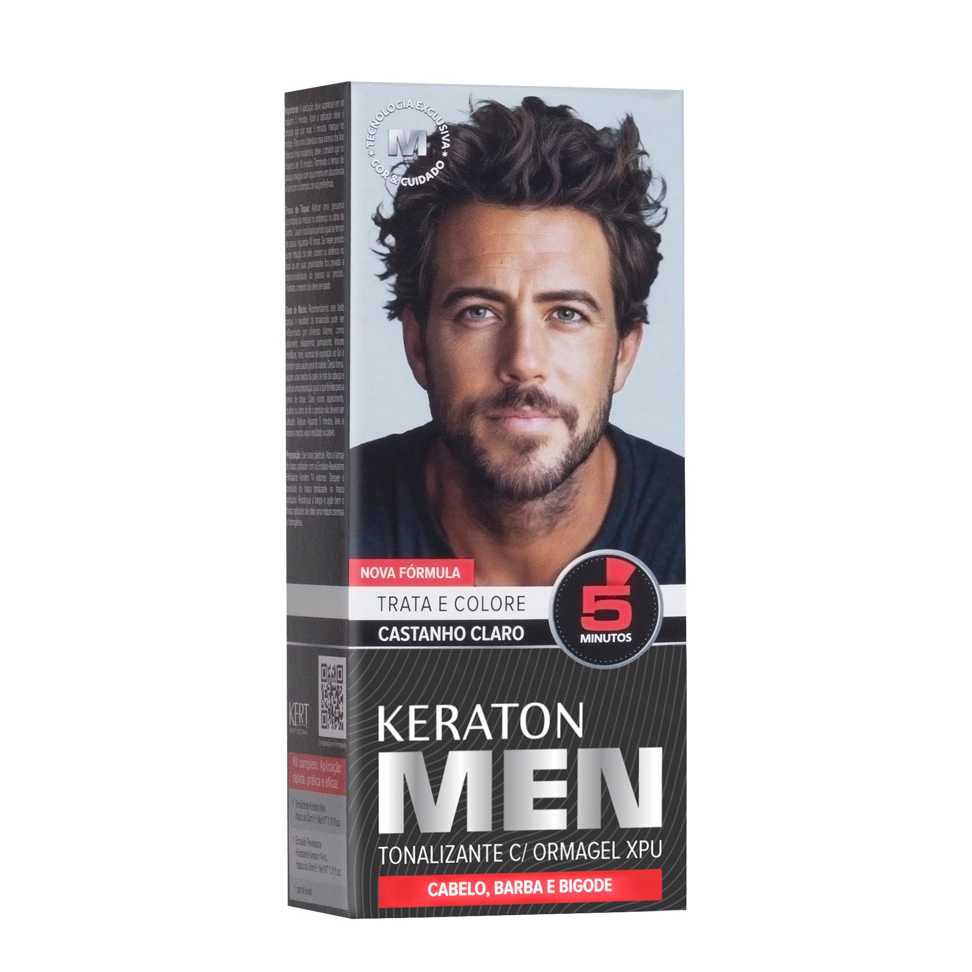 Tonalizante Keraton Men Castanho Claro 30ml