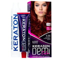Tonalizante Keraton Demi Color 6.66 Louro Escuro Vermelho Intenso Especial