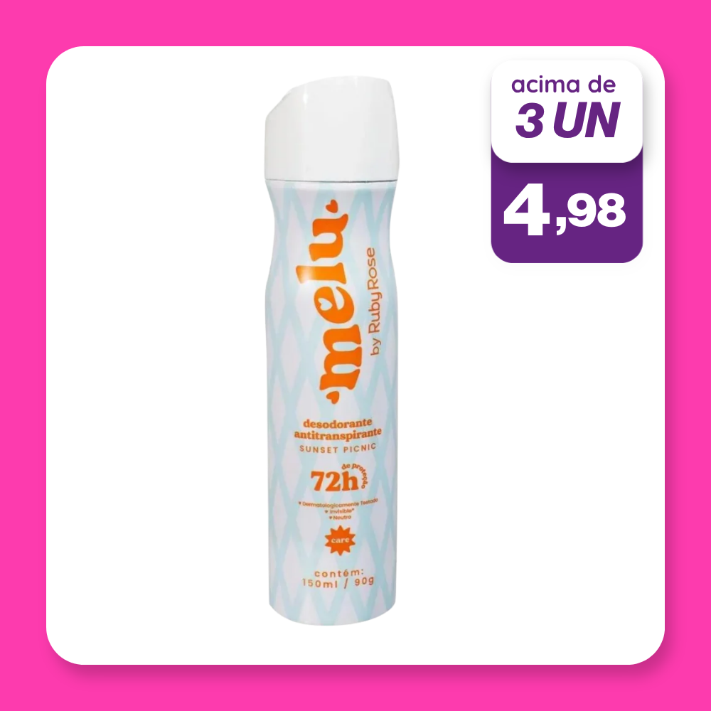 Desodorante Aerosol Melu Sunset Picnic 150ml